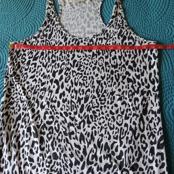 Ralph Lauren Denim & Supply Black and White Leopard Maxi Tank dress Sz XL - Picture 9 of 9